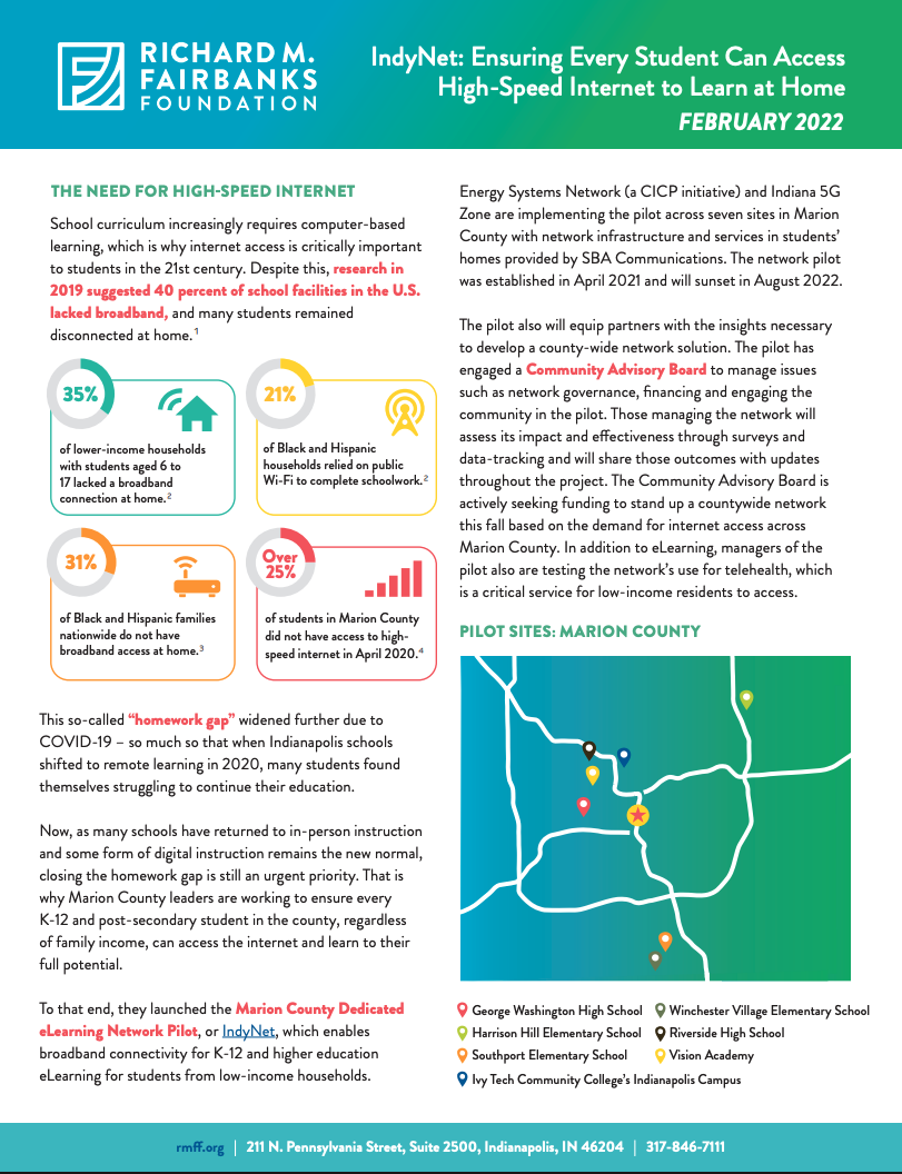 indynet: Marion County eLearning Network Pilot