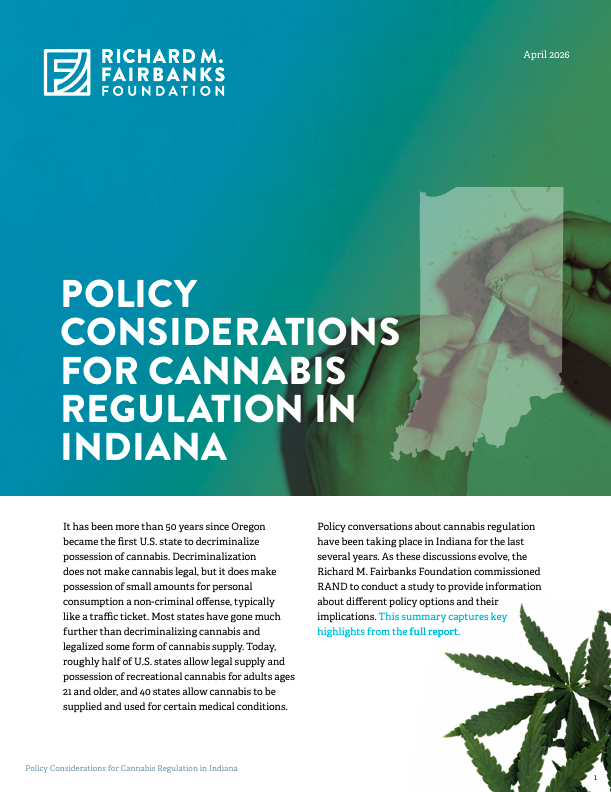 Policy Considerations for Cannabis Regulation in Indiana